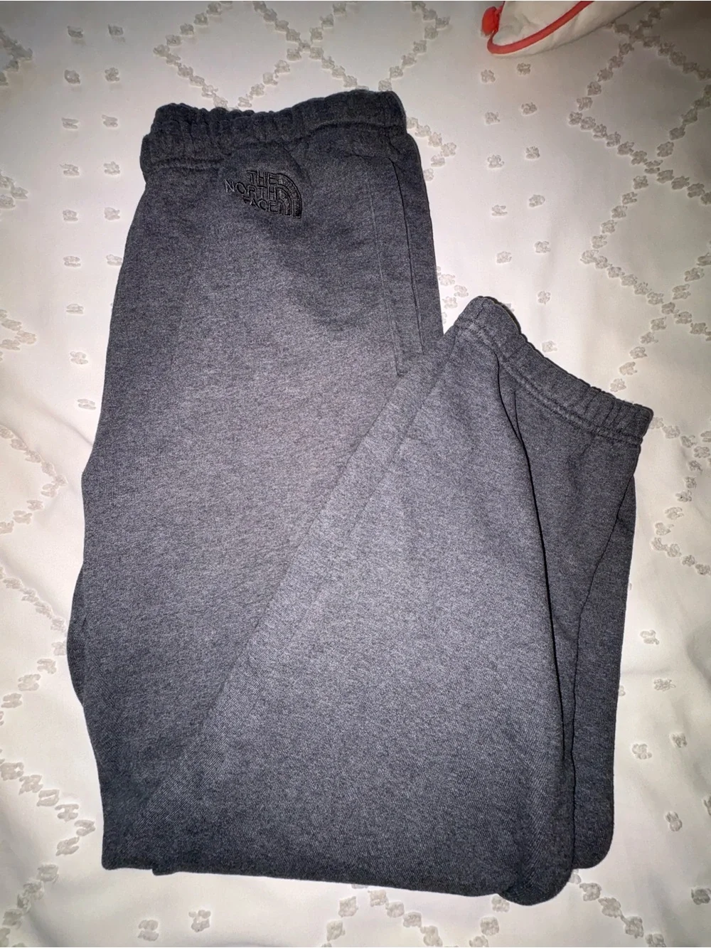 The North Face Charcoal Gray Fleece Joggers